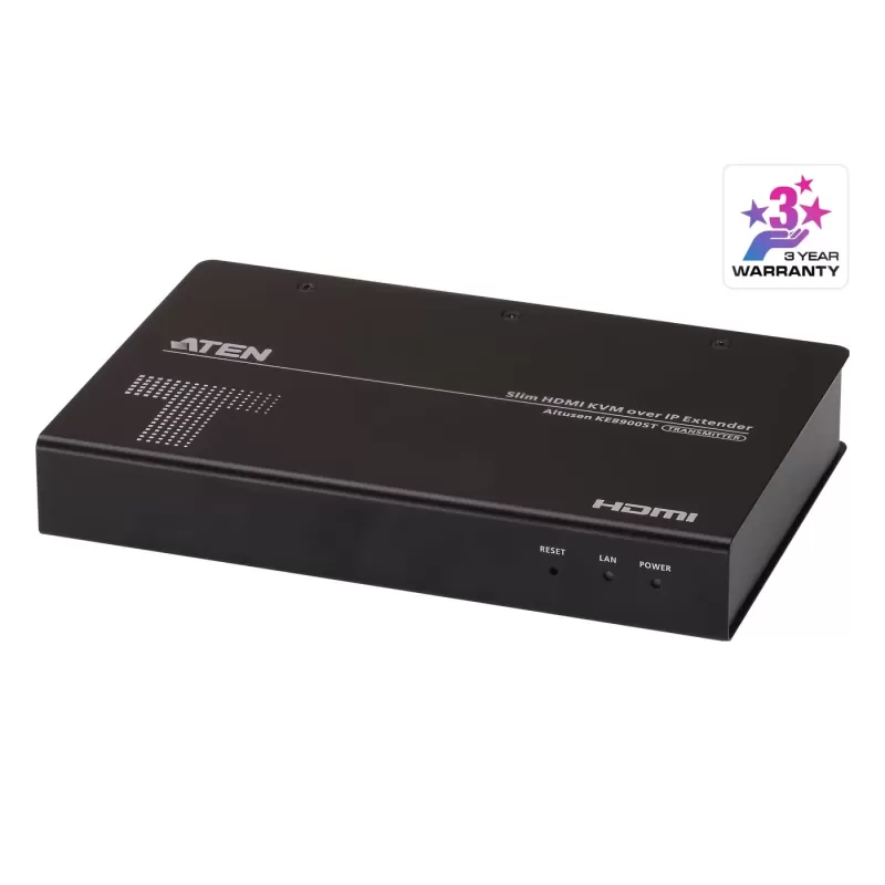 KVM-переключатель ATEN Slim HDMI Single Display KVM over IP Transmitter KE8900ST KE8900ST Цвет:чёрный