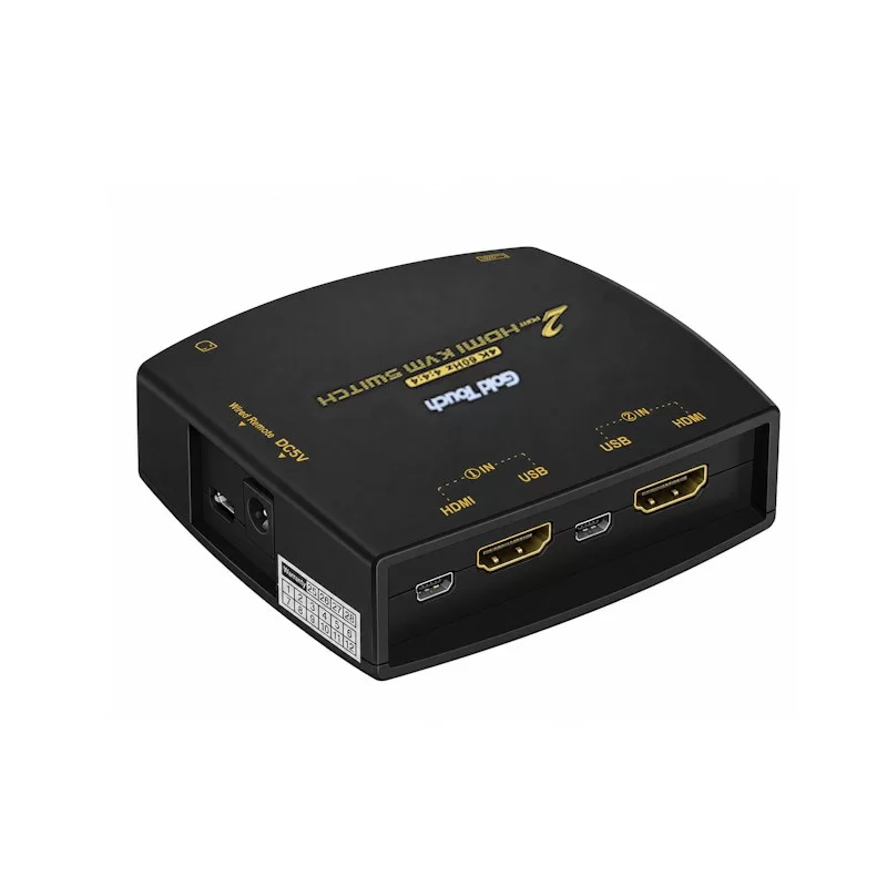 KVM-переключатель Gold Touch 2 Ports HDMI2.0 KVM Switch KVM-HDMI-2C KVM-переключатель Gold Touch 2 Ports HDMI2.0 KVM Switch KVM-HDMI-2C