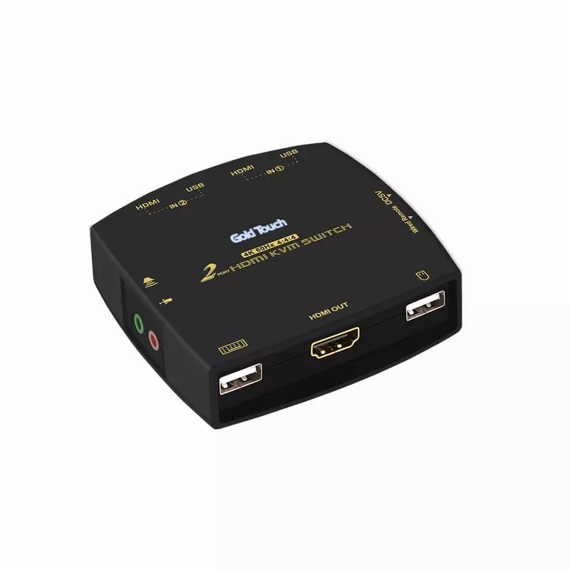 KVM-переключатель Gold Touch 2 Ports HDMI2.0 KVM Switch KVM-HDMI-2C KVM-переключатель Gold Touch 2 Ports HDMI2.0 KVM Switch KVM-HDMI-2C
