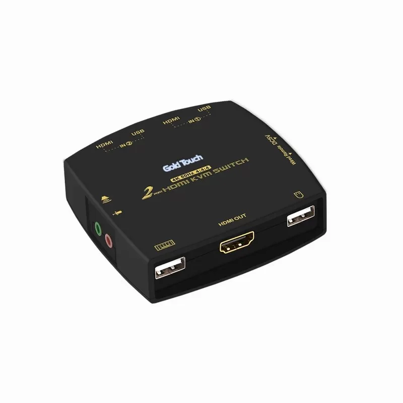 KVM-переключатель Gold Touch 2 Ports HDMI2.0 KVM Switch KVM-HDMI-2C KVM-переключатель Gold Touch 2 Ports HDMI2.0 KVM Switch KVM-HDMI-2C