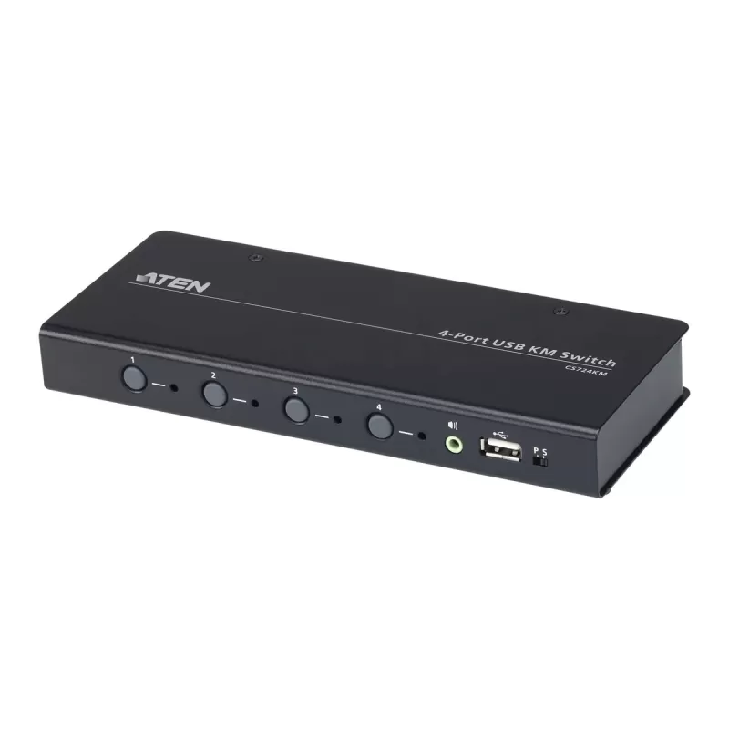 Switch KM ATEN CS724KM 4-Port USB Boundless CS724KM Color:black Switch KM ATEN CS724KM 4-Port USB Boundless CS724KM Color:black
