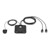 Switch USB ATEN US224 2x4 USB 2.0 Peripheral Sharing US224 Color:black