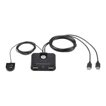 מתג שיתוף USB ATEN US224 2x4 USB 2.0 Peripheral Sharing US224 צבע שחור מתג שיתוף USB ATEN US224 2x4 USB 2.0 Peripheral Sharing US224 צבע שחור