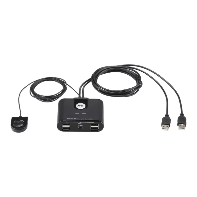 Switch USB ATEN US224 2x4 USB 2.0 Peripheral Sharing US224 Color:black