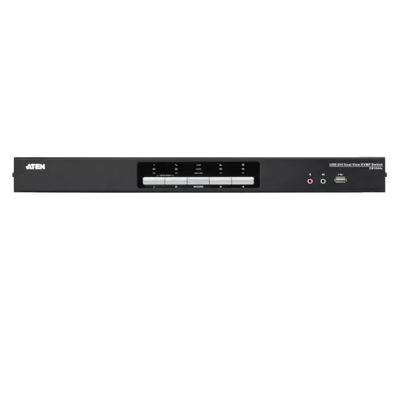 מתג KVM ATEN CS1644A 4Port USB DVI D.View KVM CS1644A צבע שחור מתג KVM ATEN CS1644A 4Port USB DVI D.View KVM CS1644A צבע שחור