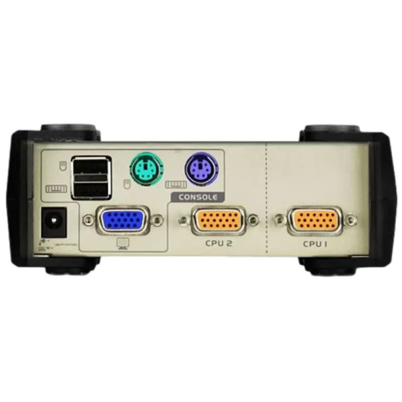 KVM-переключатель ATEN CS82U 2-Port PS/2-USB VGA KVM Switch CS82U Цвет:серый
