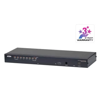 KVM switch ATEN 8-Port Multi-Interface Cat 5 KVM over IP Switch KH1508Ai KH1508Ai Color:black KVM switch ATEN 8-Port Multi-Interface Cat 5 KVM over IP Switch KH1508Ai KH1508Ai Color:black