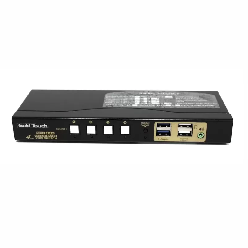 KVM switch Gold Touch 4 Ports HDMI2.0 KVM Switch KVM-HDMI-4-4K60C