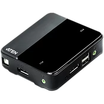 מתג KVM ATEN CS782DP 2-Port USB DisplayPort 4K CS782DP צבע שחור