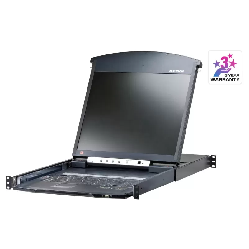 מתג KVM ATEN KL1516Ai 17" 16P CX LCD D.RAIL KL1516Ai 16P CX LCD D.RAIL ATEN