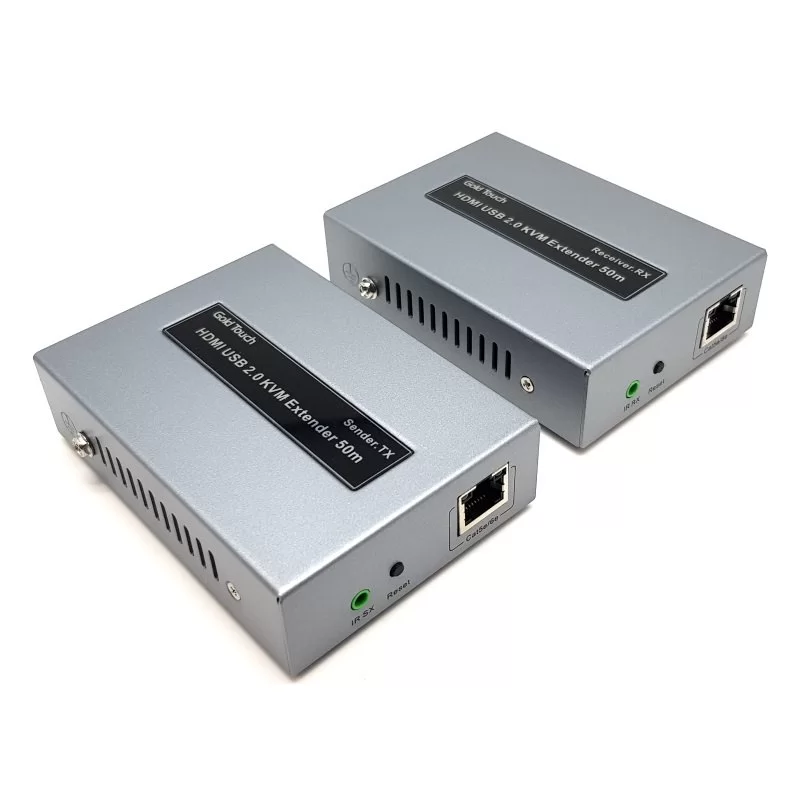 Удлинитель KVM Gold Touch HDMI USB2.0 KVM Extender up to 50m with IR HDMI-KVM-EX50