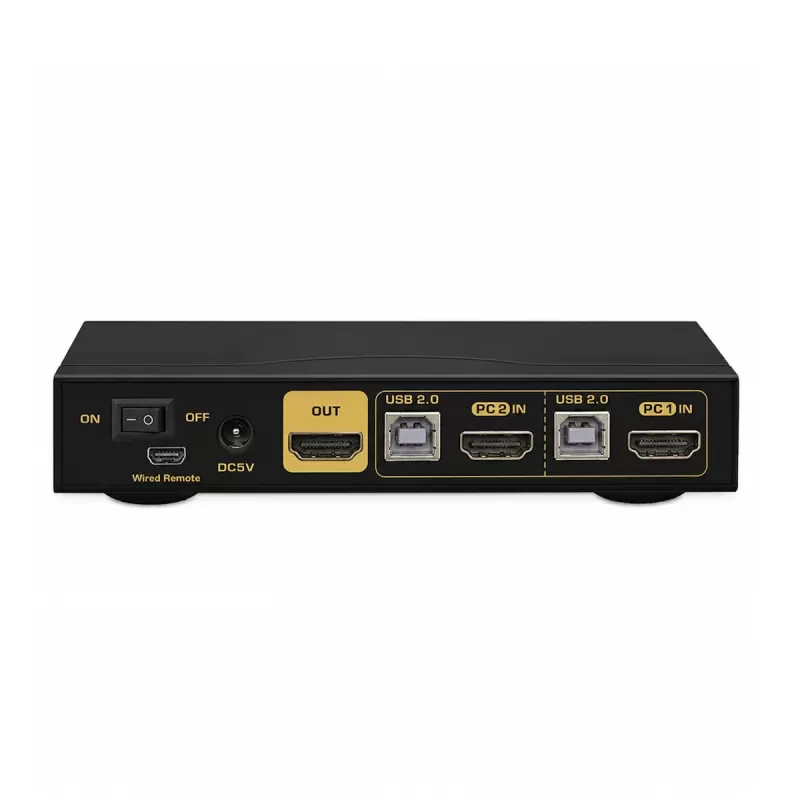 KVM-переключатель Gold Touch 2 Ports HDMI2.0 KVM Switch KVM-HDMI-2-4K60C KVM-переключатель Gold Touch 2 Ports HDMI2.0 KVM Switch KVM-HDMI-2-4K60C
