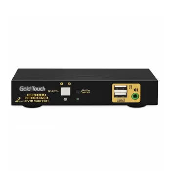 KVM-переключатель Gold Touch 2 Ports HDMI2.0 KVM Switch KVM-HDMI-2-4K60C