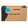 מתג Gold Touch Dual monitor Displayport KVM swtich – 4 Ports KVM-DPHD-4-2