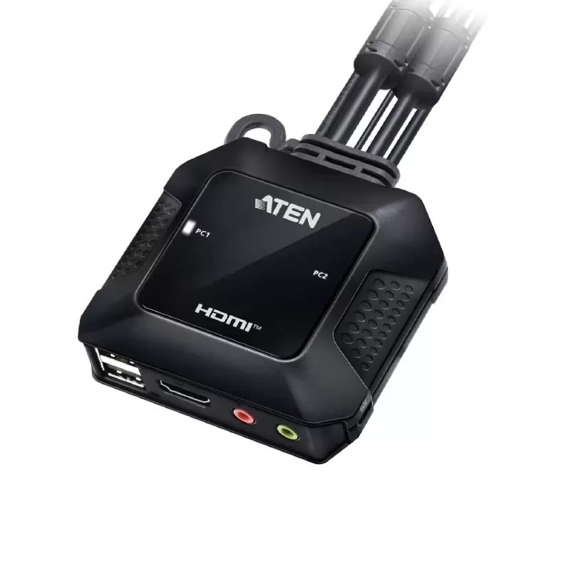 KVM switch ATEN CS22H 2 Port 4K HDMI USB KVM CS22H Color:black