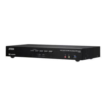 מתג KVM ATEN CS1844 4-Port USB 3.0 4K HDMI Dual Display KVMP CS1844 צבע שחור מתג KVM ATEN CS1844 4-Port USB 3.0 4K HDMI Dual Display KVMP CS1844 צבע שחור