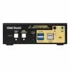 מתג Gold Touch Dual monitor Displayport KVM swtich – 2 Ports KVM-DPHD-2-2