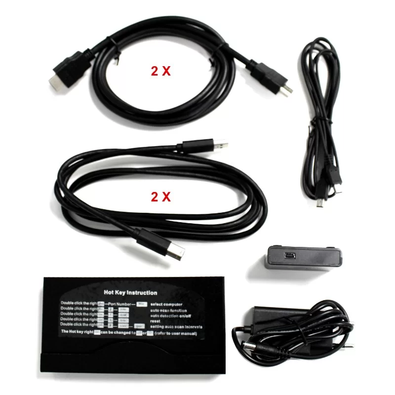 KVM-переключатель Gold Touch 2 Ports HDMI KVM Switch KVM-HDMI-2-4K60 KVM-переключатель Gold Touch 2 Ports HDMI KVM Switch KVM-HDMI-2-4K60