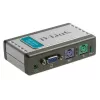 מתג D-Link KVM SWITCH 2 PORT PS/2 + AUDIO KVM-121
