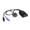 KVM-переключатель ATEN USB DVI Virtual Media KVM Adapter KA7166 KA7166 Цвет:чёрный