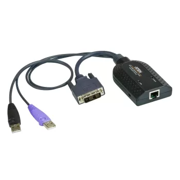 KVM-переключатель ATEN USB DVI Virtual Media KVM Adapter KA7166 KA7166 Цвет:чёрный
