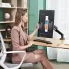 זרוע שולחנית למסך מחשב North Bayou Desk Mount Stand Full Motion Swivel Monitor Arm with Gas Spring for 17-30''Monitors(Within 4.4lbs to 19.8lbs) זרוע שולחנית למסך מחשב North Bayou Desk Mount Stand Full Motion Swivel Monitor Arm with Gas Spring for 17-30''Monitors(Within 4.4lbs to 19.8lbs)