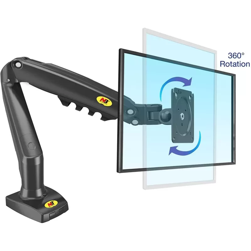 זרוע שולחנית למסך מחשב North Bayou Desk Mount Stand Full Motion Swivel Monitor Arm with Gas Spring for 17-30''Monitors(Within 4.4lbs to 19.8lbs) זרוע שולחנית למסך מחשב North Bayou Desk Mount Stand Full Motion Swivel Monitor Arm with Gas Spring for 17-30''Monitors(Within 4.4lbs to 19.8lbs)
