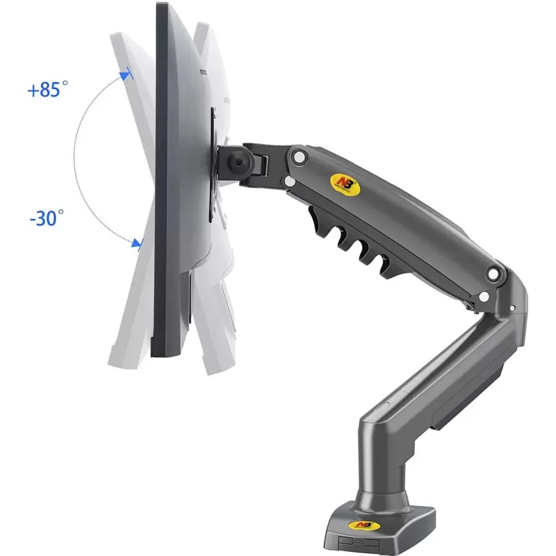 זרוע שולחנית למסך מחשב North Bayou Desk Mount Stand Full Motion Swivel Monitor Arm with Gas Spring for 17-30''Monitors(Within 4.4lbs to 19.8lbs) זרוע שולחנית למסך מחשב North Bayou Desk Mount Stand Full Motion Swivel Monitor Arm with Gas Spring for 17-30''Monitors(Within 4.4lbs to 19.8lbs)