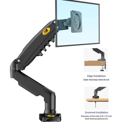 Desktop arm for computer monitor North Bayou Desk Mount Stand Full Motion.. Desktop arm for computer monitor North Bayou Desk Mount Stand Full Motion..