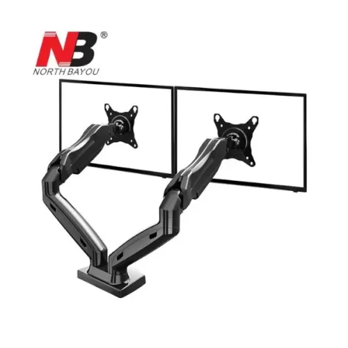 זרוע שולחנית למסך מחשב North Bayou Dual Monitor Desk Mount Stand Full Motion Swivel Computer Monitor Arm Gas Spring fits 2 Screens up to 27" F160 זרוע שולחנית למסך מחשב North Bayou Dual Monitor Desk Mount Stand Full Motion Swivel Computer Monitor Arm Gas Spring fits 2 Screens up to 27" F160