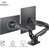 זרוע שולחנית למסך מחשב North Bayou Dual Monitor Desk Mount Stand Full Motion Swivel Computer Monitor Arm Gas Spring fits 2 Screens up to 27" F160 זרוע שולחנית למסך מחשב North Bayou Dual Monitor Desk Mount Stand Full Motion Swivel Computer Monitor Arm Gas Spring fits 2 Screens up to 27" F160