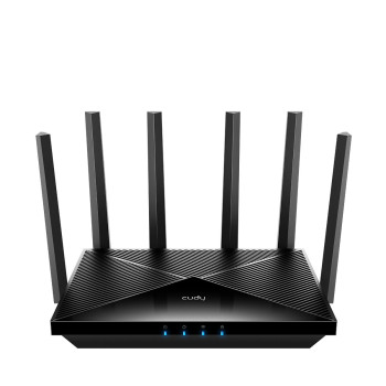 נתב עוצמתי CUDY BE6500 WIFI7 2.5GB LAN up to 6453Mbps WR6500H צבע שחור