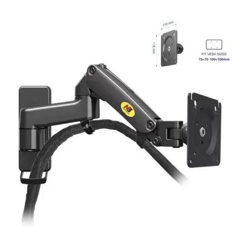 Двухшарнирный кронштейн для настенного крепления North Bayou F150 NB-F150 Цвет:чёрный