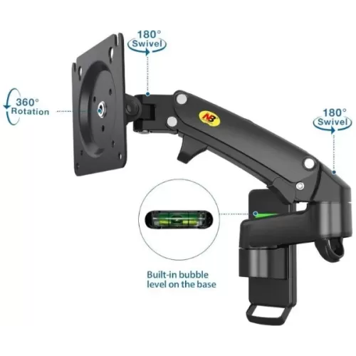 Двухшарнирный кронштейн для настенного крепления North Bayou F150 NB-F150 Цвет:чёрный