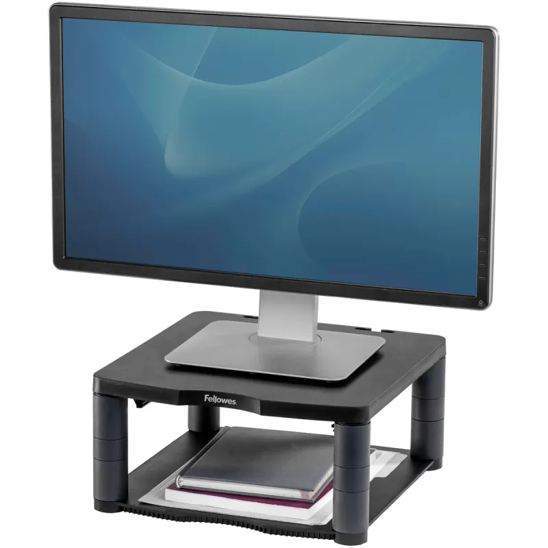 Подставка для монитора Fellowes Premium black 9169401
