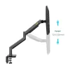 זרוע שולחנית מתכווננת North Bayou G45 adjustable desk arm up to 12 Kg 40 inch monitor NB-G45 צבע שחור