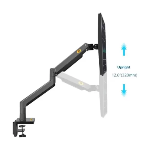 זרוע שולחנית מתכווננת North Bayou G45 adjustable desk arm up to 12 Kg 40 inch monitor NB-G45 צבע שחור
