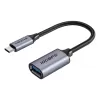Adapter CABLETIME USB-C (M) to USB-A (F) USB3.2 10Gbps 0.15m CP62G Adapter CABLETIME USB-C (M) to USB-A (F) USB3.2 10Gbps 0.15m CP62G