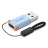 Адаптер Vention USB-A to USB-C 3.1 10Gbps Adapter CUAH0 Цвет:синий
