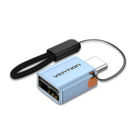 Адаптер Vention USB-C to USB-A 3.1 10Gbps OTG Adapter CUBH0 Цвет:синий Адаптер Vention USB-C to USB-A 3.1 10Gbps OTG Adapter CUBH0 Цвет:синий