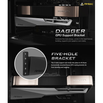 Antec GPU Holder Dagger белый 0-761345-77736-0