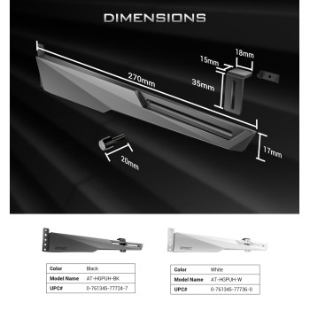 Antec GPU Holder Dagger белый 0-761345-77736-0