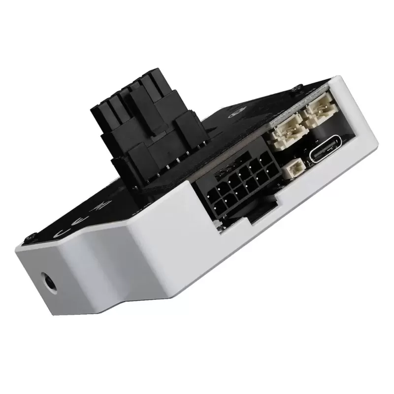 מתאם לכרטיס מסך Thermal Grizzly WireView Pro II GPU 12V-2x6 Normal TFT-IPS Display לבן TG-WV-P2-H19N-W