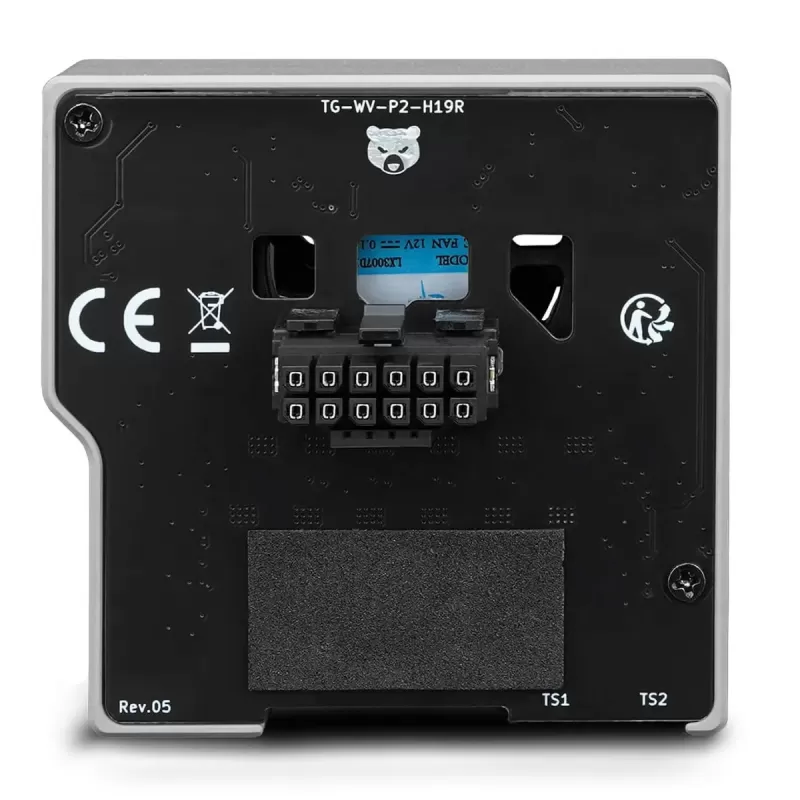 מתאם לכרטיס מסך Thermal Grizzly WireView Pro II GPU 12V-2x6 Reversed TFT-IPS Display לבן TG-WV-P2-H19R-W
