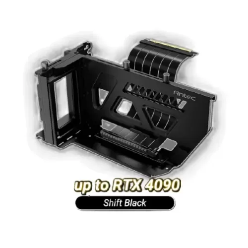 вертикальная подставка с кабелем Antec GPU SHIFT Vertical PCI-E 4.0 black 0-761345-77799-5