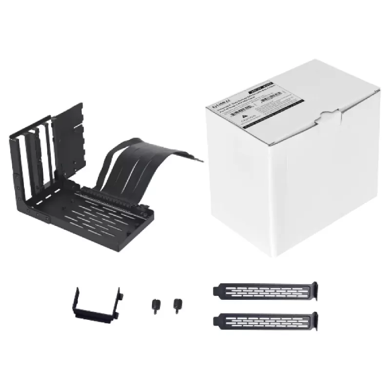 LIAN-LI Universal 4-Slots Vertical GPU w/Riser PCIe4.0 Kit שחור VG4-4-V2X