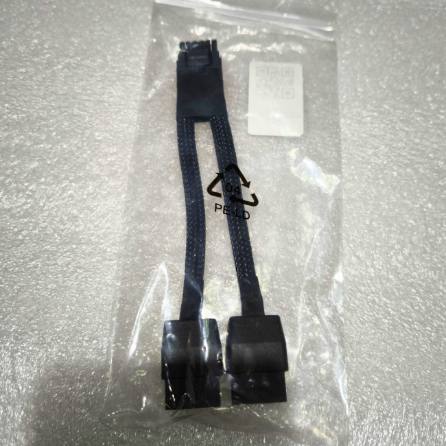 Кабель 12VHPWR 2 PIN PCI-E 5.0 POWER ADAPTER CABLE 8PIN *2 Цвет:черный..