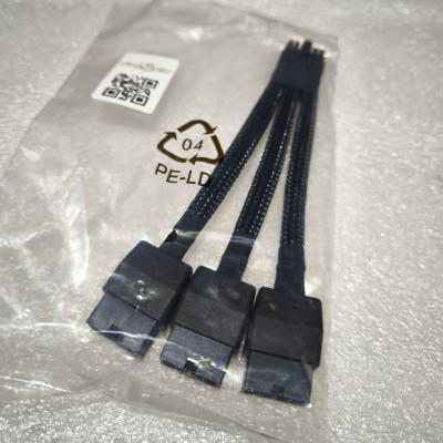 Кабель 12VHPWR 2 PIN PCI-E 5.0 POWER ADAPTER CABLE 8PIN *3 Цвет:черный.. Кабель 12VHPWR 2 PIN PCI-E 5.0 POWER ADAPTER CABLE 8PIN *3 Цвет:черный..