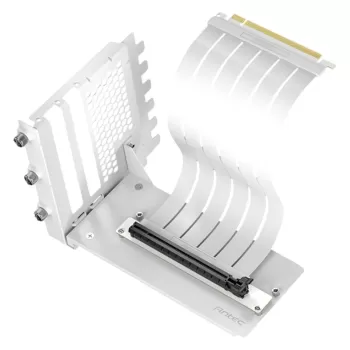 ערכת תושבת אנכית לכבל RISER Antec RTX40 PCI-E 4.0 RISER Cable Vertical Bracket Kit לבן 0-761345-70001-6