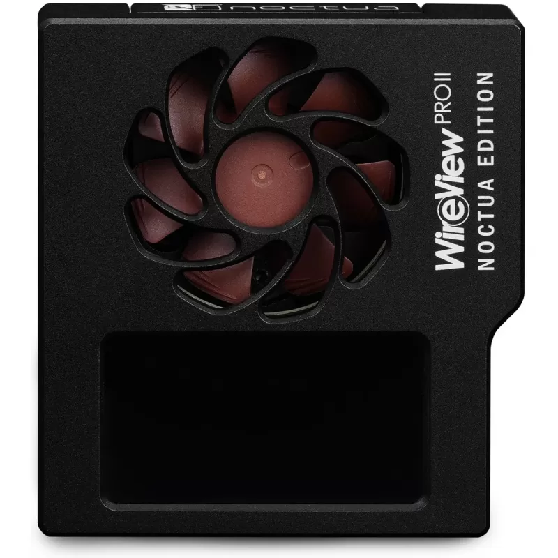 מתאם לכרטיס מסך Thermal Grizzly WireView Pro II GPU 12V-2x6 Reversed Noctua Edition TFT-IPS Display TG-WV-P2-H19R-NF צבע שחור